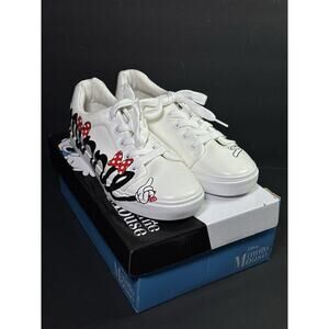 Adorable Disney Minnie Mouse Casual Sneakers Kids/Girls Size 5 New With Tags